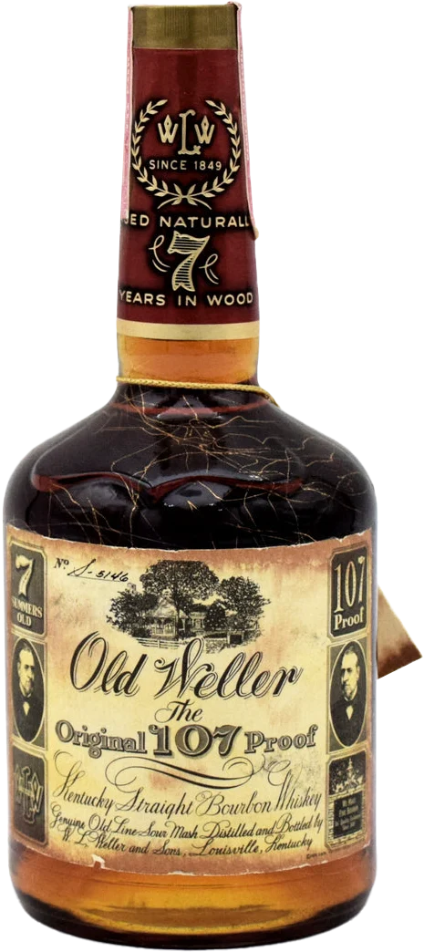 Old Weller Original 107 Proof 'Gold Vein' 1979 Release Straight Bourbon Whiskey