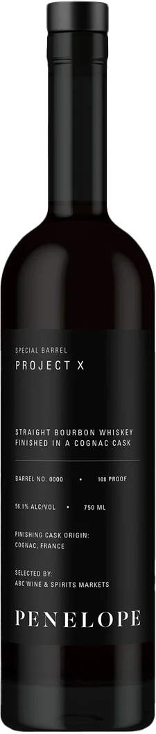 Penelope Project X Cognac Cask Finish Straight Bourbon Whiskey