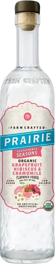 Prairie Sustainable Seasons Grapefruit - Hibiscus - Chamomile Organic Flavored Vodka
