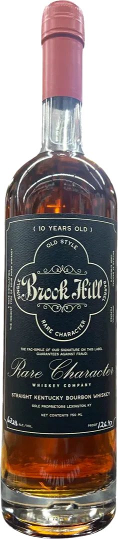 Rare Character Brook Hill Single Barrel 10 Year Old Kentucky Straight Bourbon Whiskey