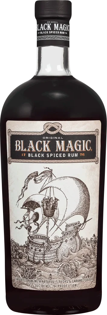 Original Black Magic Black Spiced Rum (1L)