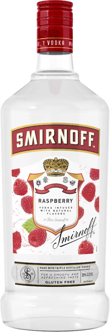 Smirnoff Raspberry Flavored Vodka (1.75L)