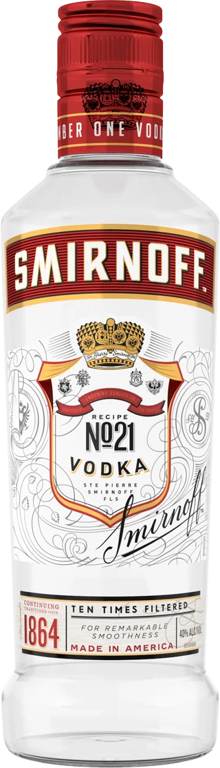 Smirnoff No. 21 Red Label Vodka (375mL)