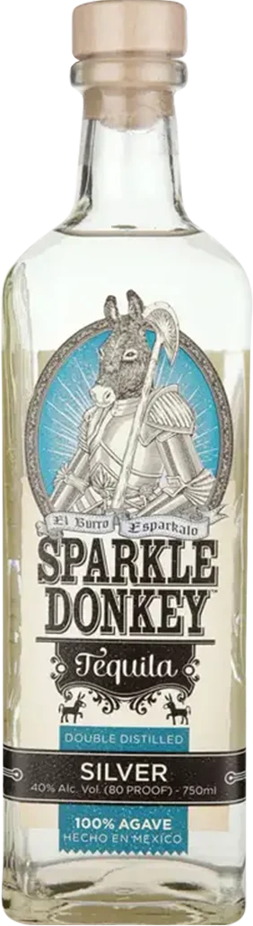 Sparkle Donkey Silver Tequila