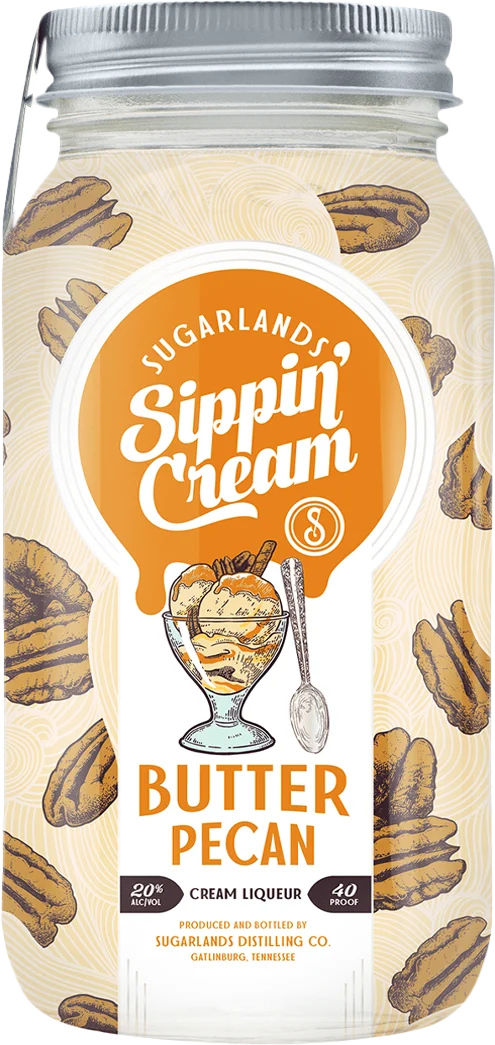 Sugarlands Appalachian Sippin' Cream Butter Pecan Cream Liqueur