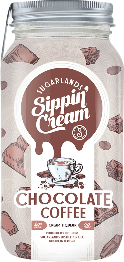 Sugarlands Appalachian Sippin' Cream Dark Chocolate Coffee Cream Liqueur