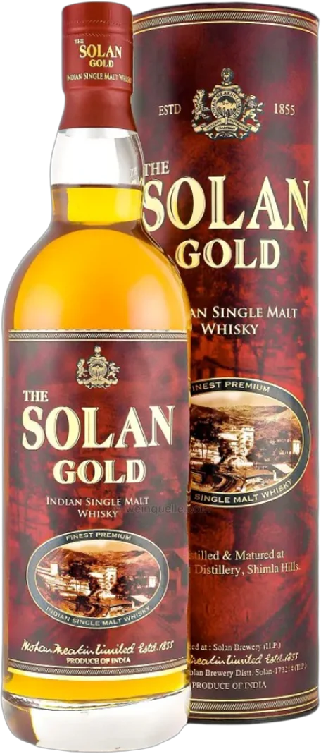 The Solan Gold Indian Single Malt Whisky