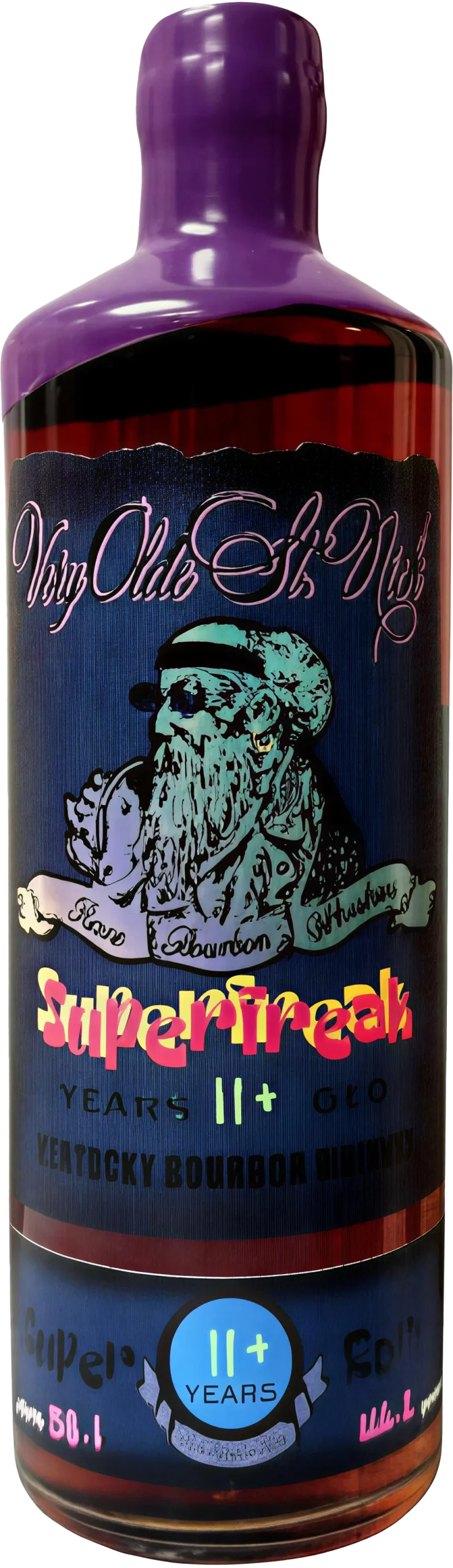 Very Olde St. Nick Superfreak 11+ Year Old Rare Bourbon Whiskey