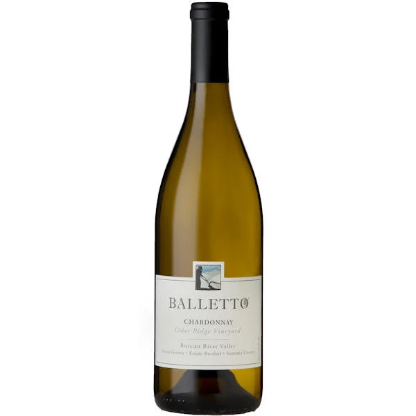6 Bottle Case Balletto Cider Ridge Vineyard Russian River Chardonnay 2020 w/ Shipping Included