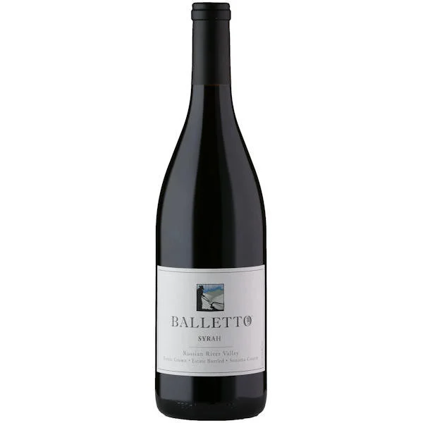 6 Bottle Case Balletto Estate Russian River Syrah 2019 w/ Shipping Included