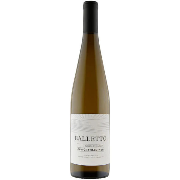12 Bottle Case Balletto Russian River Gewurztraminer 2024 w/ Shipping Included