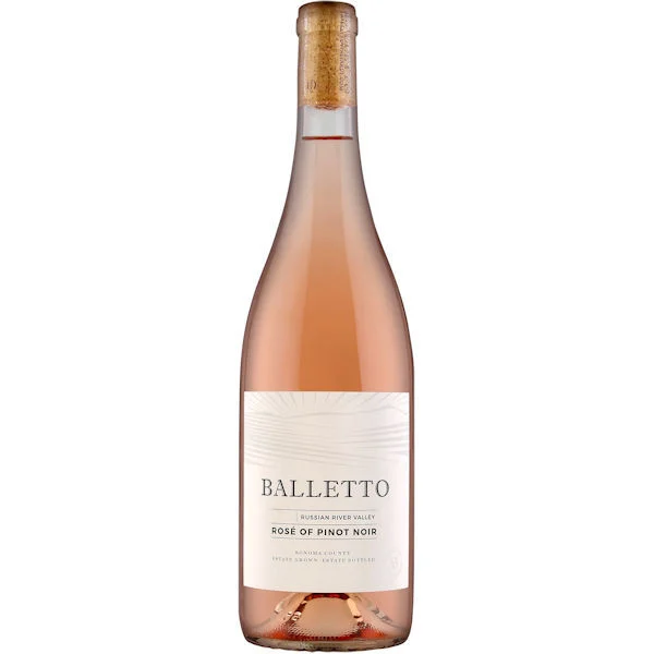 12 Bottle Case Balletto Russian River Rose of Pinot Noir 2024 w/ Shipping Included