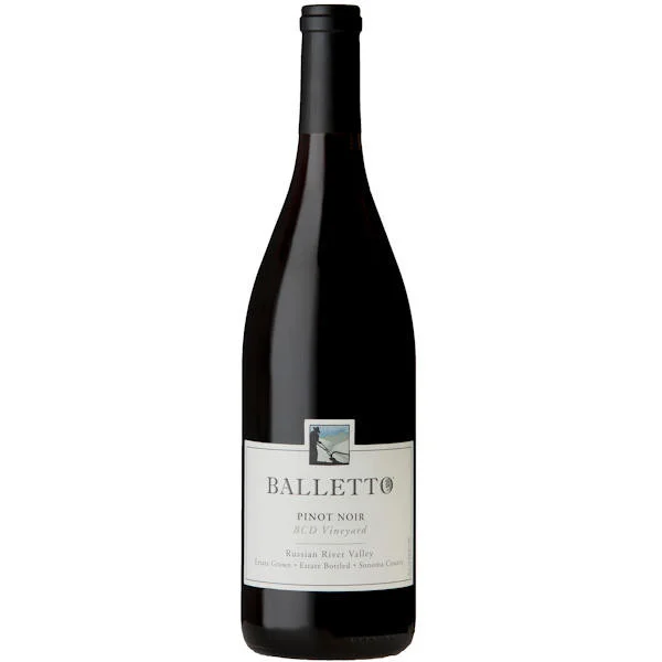 6 Bottle Case Balletto Sexton Hill Vineyard Russian River Pinot Noir 2019 Rated 94JS w/ Shipping Included