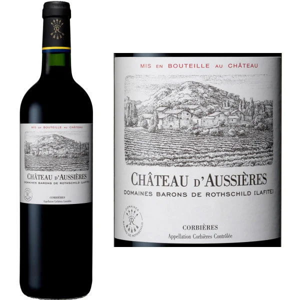 Barons de Rothschild Lafite Chateau d'Aussieres Corbieres 2016 Rated 90WS
