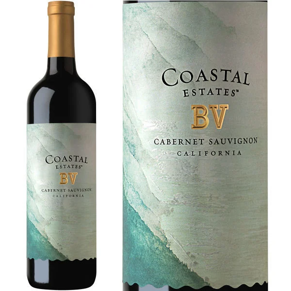 12 Bottle Case Coastal Estates by BV California Cabernet w/ Shipping Included