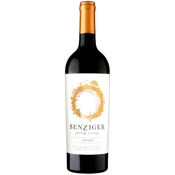 12 Bottle Case Benziger Family Winery California Merlot 2023 w/ Shipping Included