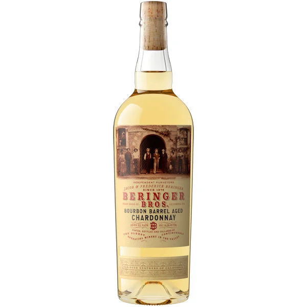 12 Bottle Case Beringer Bros. Bourbon Barrel Aged California Chardonnay w/ Shipping Included