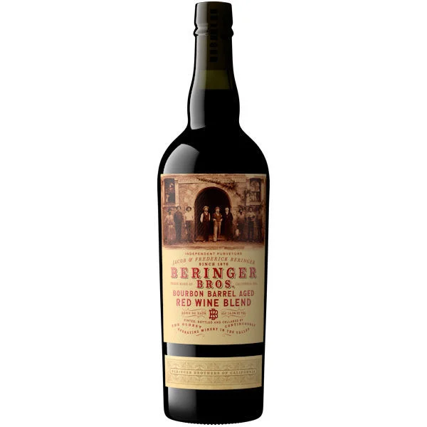 12 Bottle Case Beringer Bros. Bourbon Barrel Aged California Red Blend w/ Shipping Included