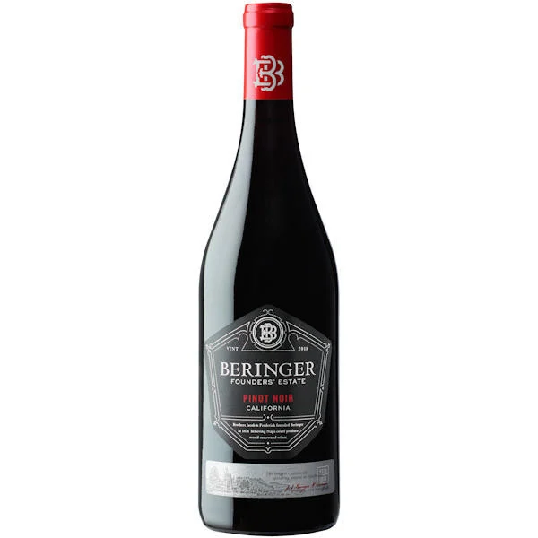12 Bottle Case Beringer Founders' Estate California Pinot Noir w/ Shipping Included