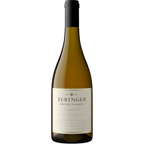 12 Bottle Case Beringer Private Reserve Napa Chardonnay 2023 Rated 96JS w/ Shipping Included