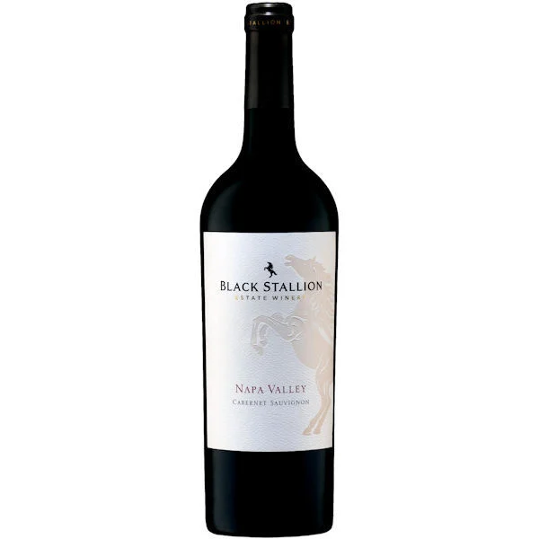 6 Bottle Case Black Stallion Estate Napa Cabernet 2022 Rated 91JS w/ Shipping Included