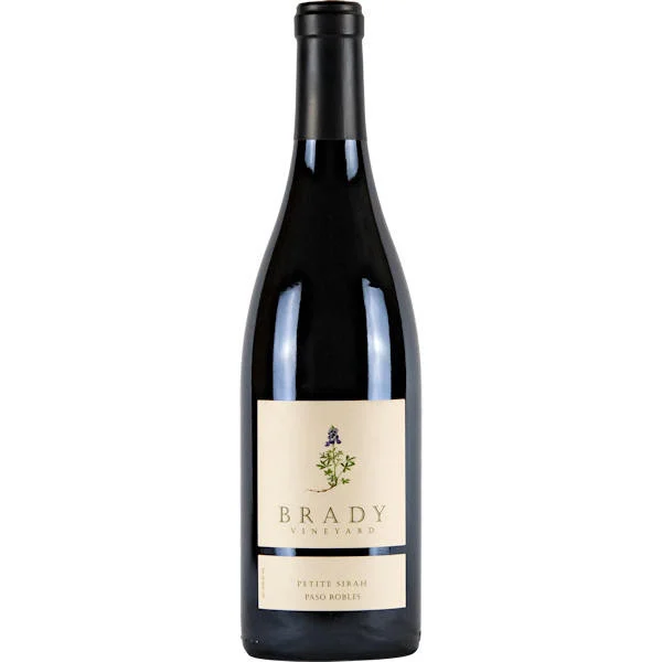 12 Bottle Case Brady Vineyard Paso Robles Petite Sirah 2022 w/ Shipping Included