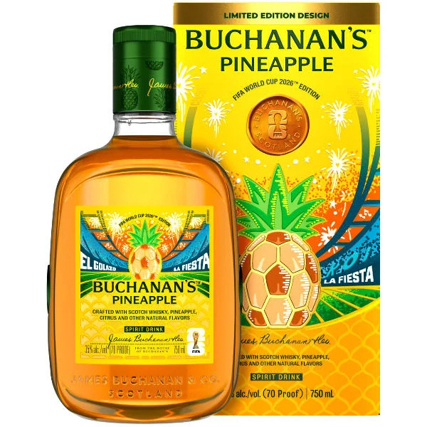 Buchanan's FIFA World Cup 2026 Pineapple Blended Scotch EL GOLAZO, LA FIESTA 750ml