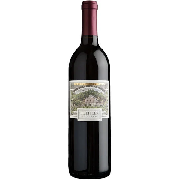 12 Bottle Case Buehler Napa Cabernet 2022 Rated 91JS w/ Shipping Included