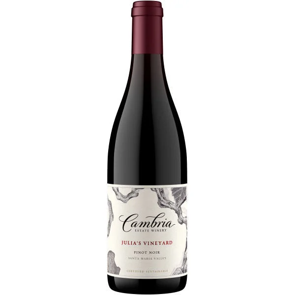 12 Bottle Case Cambria Julia's Vineyard Santa Maria Pinot Noir 2022 Rated 92WE EDITORS CHOICE w/ Shipping Included