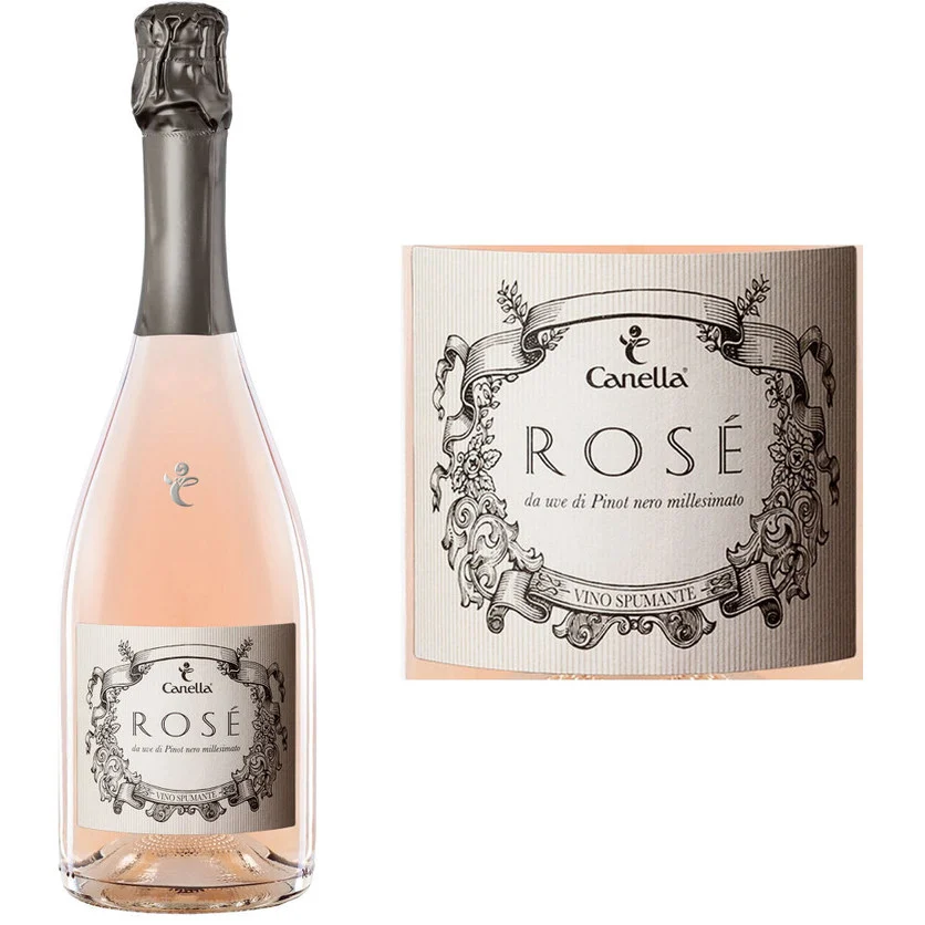 Canella Spumante Brut Rose NV 750ml (Italy)
