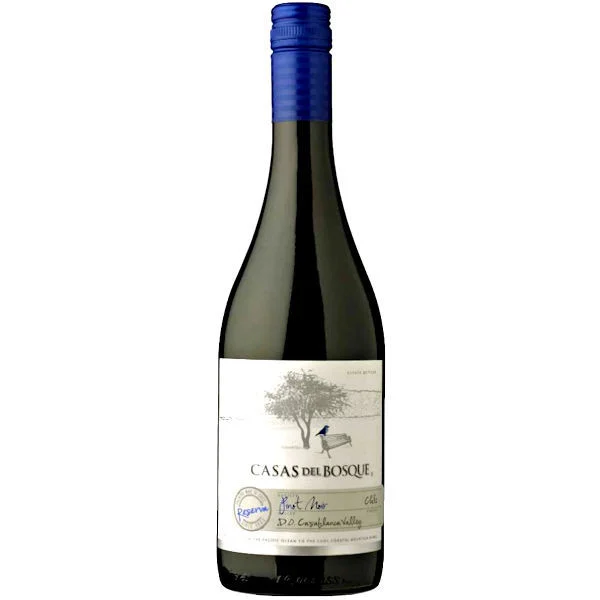 12 Bottle Case Casas Del Bosque Reserva Pinot Noir 2022 (Chile) w/ Shipping Included