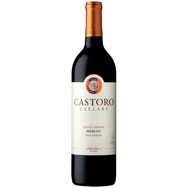 12 Bottle Case Castoro Cellars Estate Paso Robles Merlot 2020 w/ Shipping Included