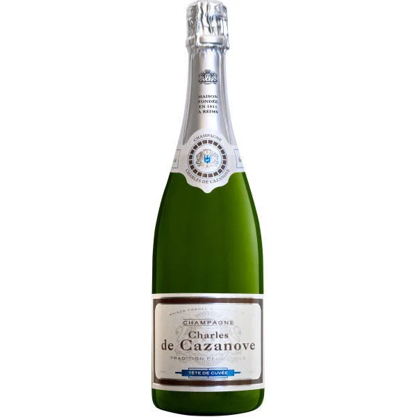 6 Bottle Case Charles de Cazanove Cuvee de Tete Brut Champagne NV w/ Shipping Included