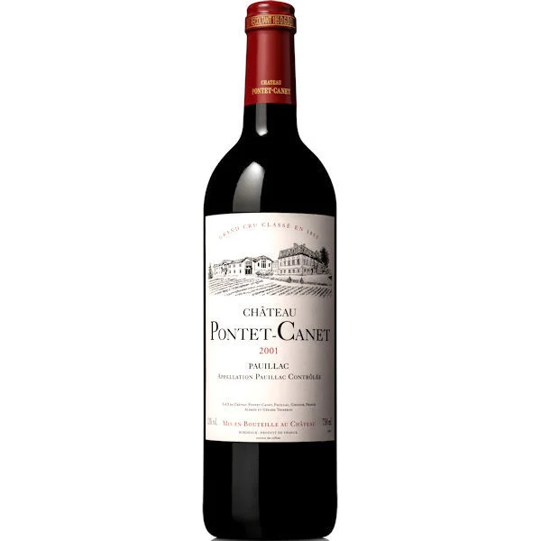 Chateau Pontet-Canet Pauillac 2001 Rated 92WS