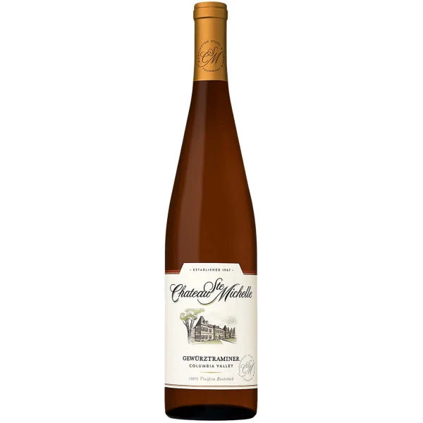 12 Bottle Case Chateau Ste. Michelle Columbia Washington Gewurztraminer 2021 w/ Shipping Included