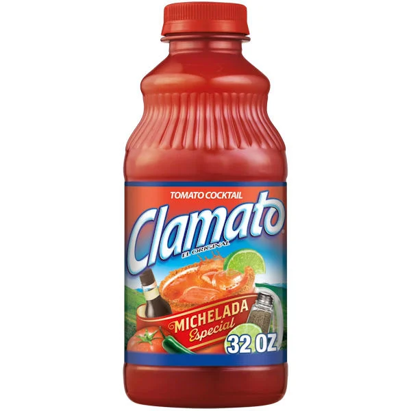 Clamato Michelada Tomato Cocktail Mixer 32oz