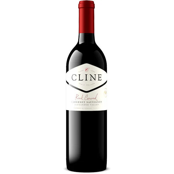 6 Bottle Case Cline Cellars Rock Carved Alexander Cabernet 2022 Rated 99 DOUBLE GOLD w/ Shipping Included
