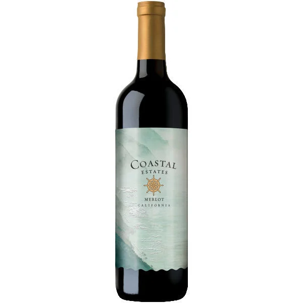 12 Bottle Case Coastal Estates by BV California Merlot w/ Shipping Included