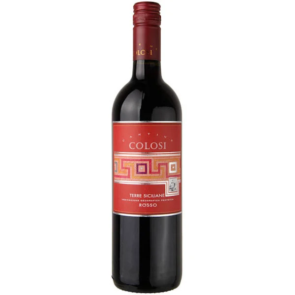 12 Bottle Case Colosi Rosso Terre Siciliane IGP 2021 w/ Shipping Included