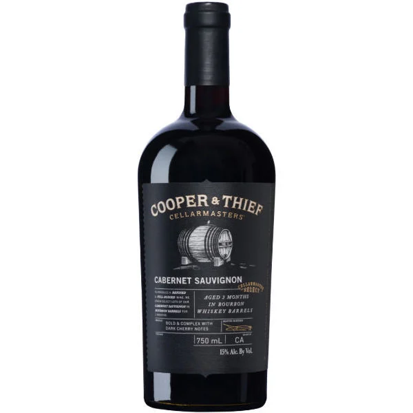 12 Bottle Case Cooper & Thief Bourbon Whiskey Barrel Aged Cabernet w/ Shipping Included