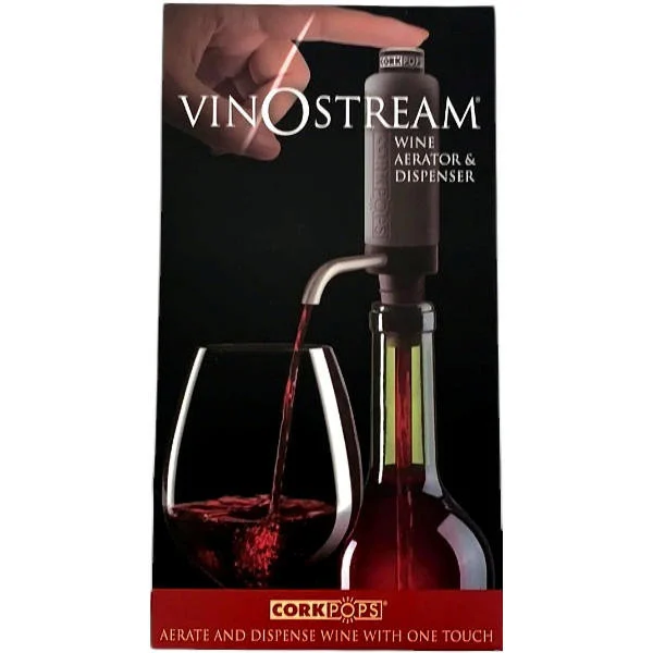 Cork Pops Vin-O-Stream Wine Aerator & Dispenser