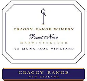 Craggy Range Te Muna Road Vineyard Pinot Noir 2019 (New Zealand) Rated 95WE