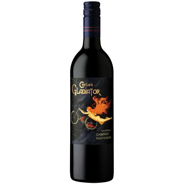 12 Bottle Case Cycles Gladiator California Cabernet 2023 w/ Shipping Included