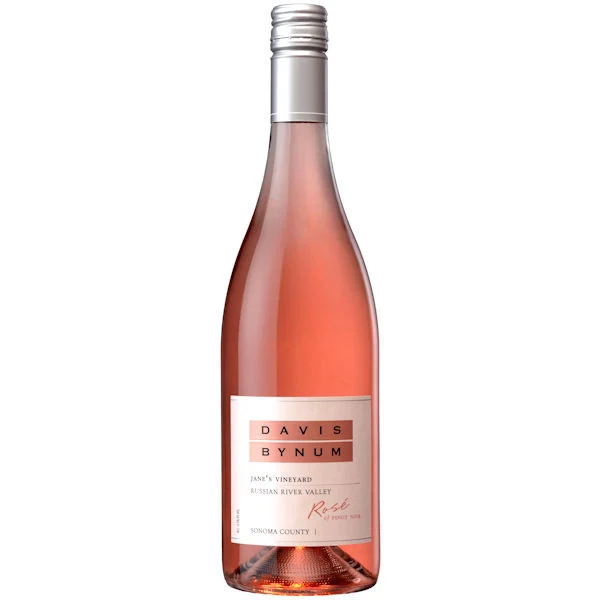 12 Bottle Case Davis Bynum Jane's Vineyard Russian River Rose of Pinot Noir 2021 w/ Shipping Included