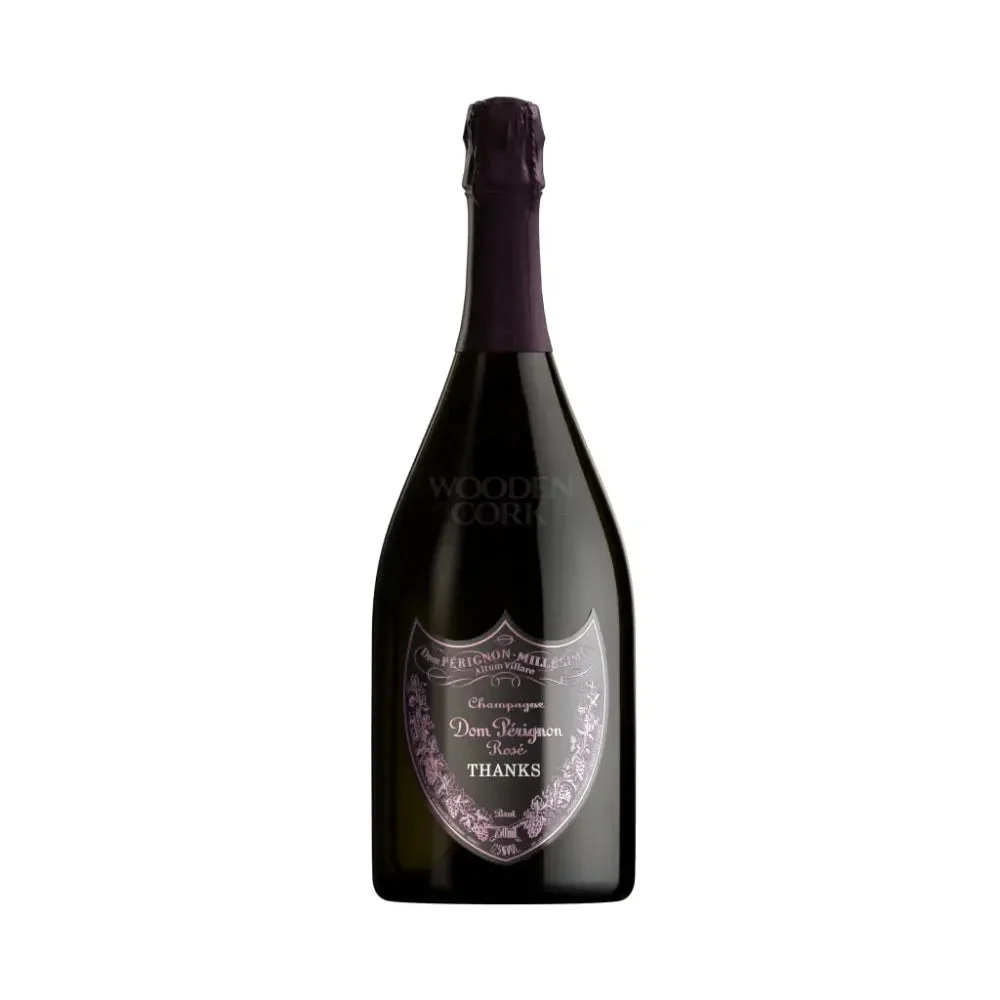 Dom Pérignon Brut Rosé Champagne "THANKS" Shield