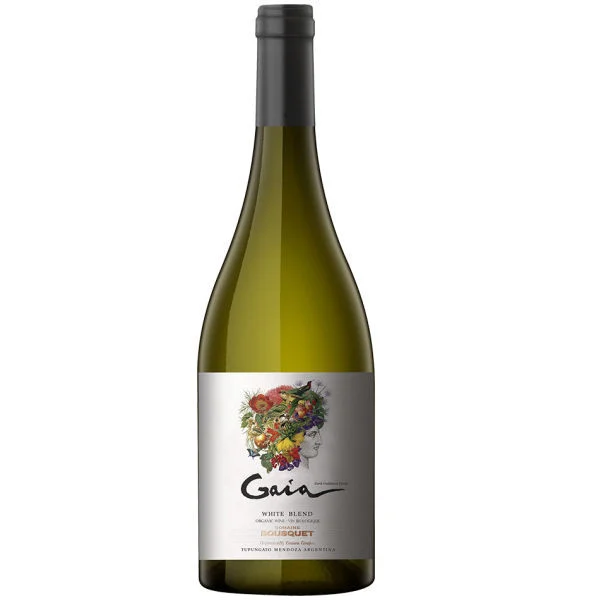 12 Bottle Case Domaine Bousquet GAIA White Blend Organic 2019 (Argentina) Rated 90JS w/ Shipping Included