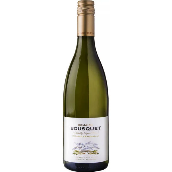 12 Bottle Case Domaine Bousquet Premium Organic Unoaked Chardonnay 2024 (Argentina) w/ Shipping Included