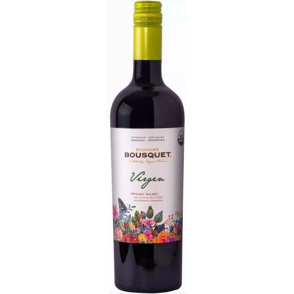 12 Bottle Case Domaine Bousquet Premium Virgen Organic Malbec 2023 (Argentina) w/ Shipping Included