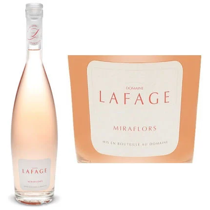 12 Bottle Case Domaine Lafage Cotes du Roussillon Miraflors Rose 2023 w/ Shipping Included