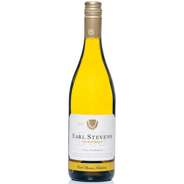 12 Bottle Case Earl Stevens California Chardonnay E40 w/ Shipping Included